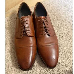 Men's Cole Haan Grand.Os Dress Shoes Cognac Brown 11.5 Oxford